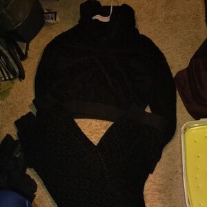 Guess G-print Track Suite with Crop hoodie